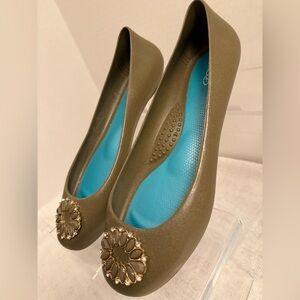 Oka-B Bejeweled Ballet Flats – Size 7 –– Made in USA